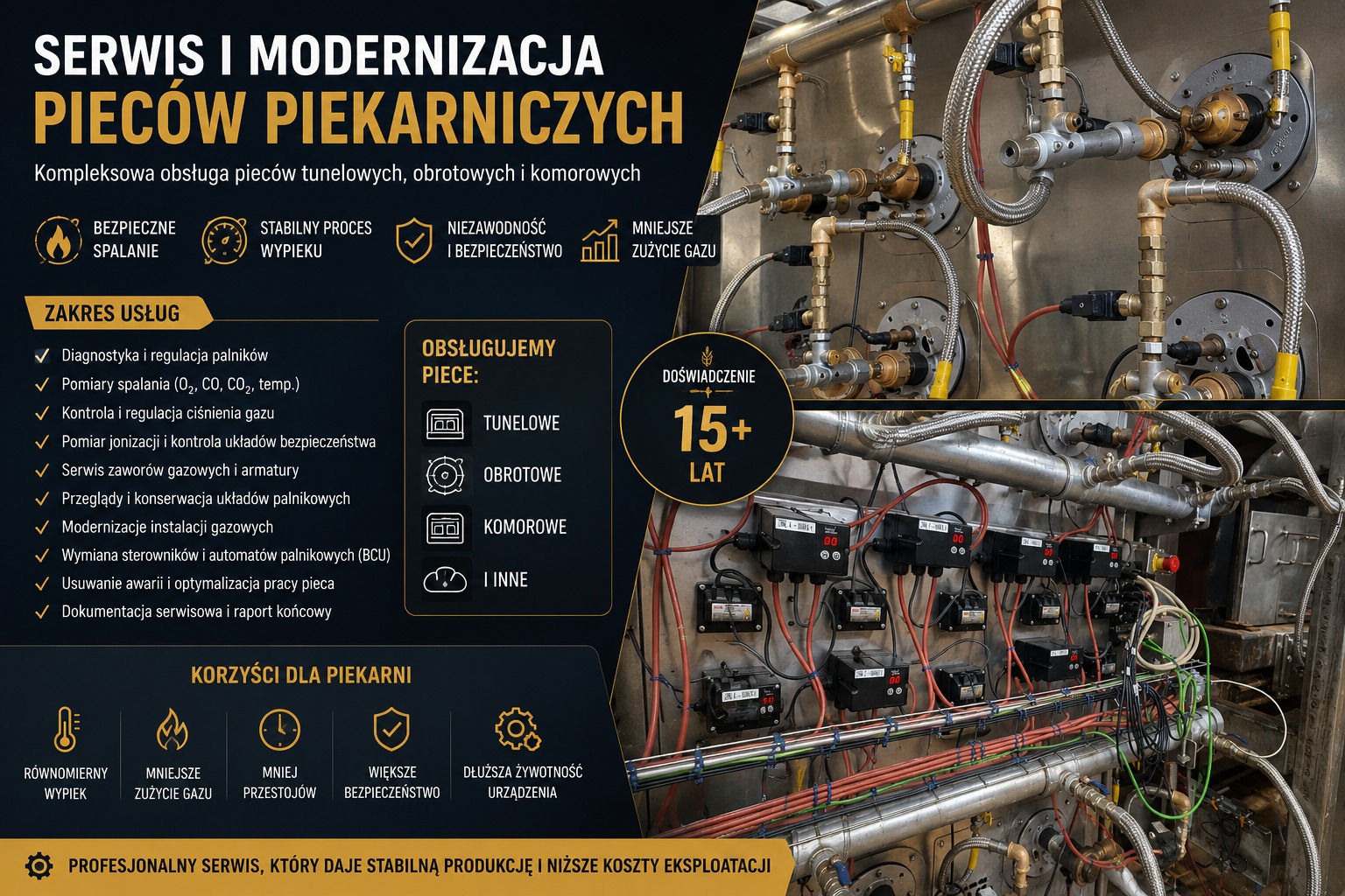 Serwis i modernizacja pieców piekarniczych